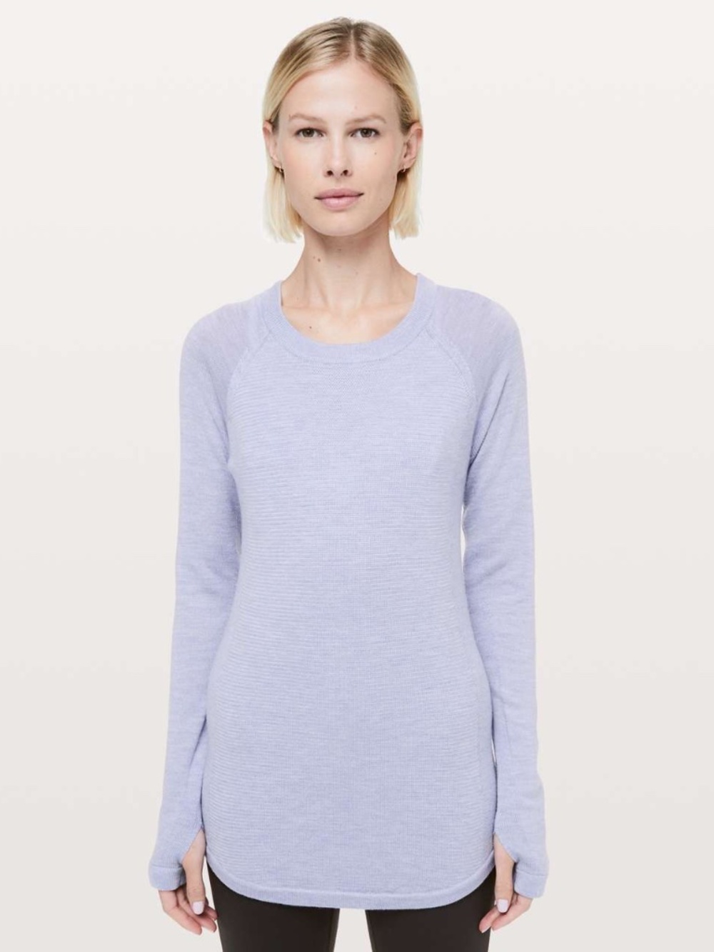 Lululemon Sit In Lotus Sweater | Heathered Lilac | Size 6